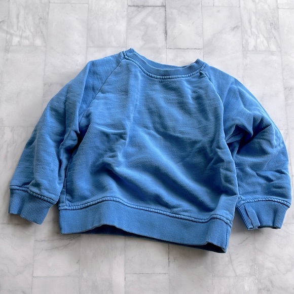1212 The Organic Pullover Sweatshirt in Marine Blue - Picture 1 of 6
